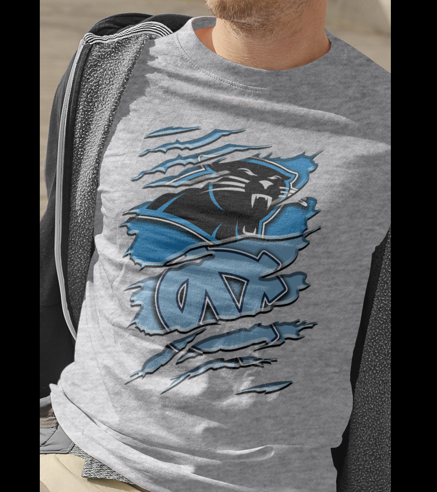 Carolina Panthers North Carolina Tar Heels Rah 087 T-Shirt