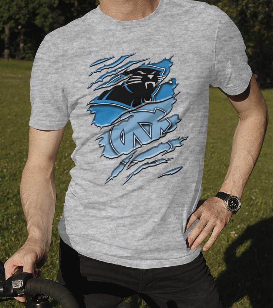 Carolina Panthers North Carolina Tar Heels Rah 087 T-Shirt