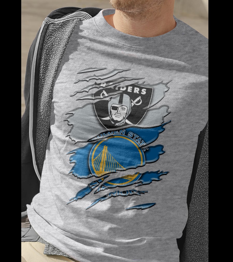 Raiders Golden State Warriors Icons T-Shirt