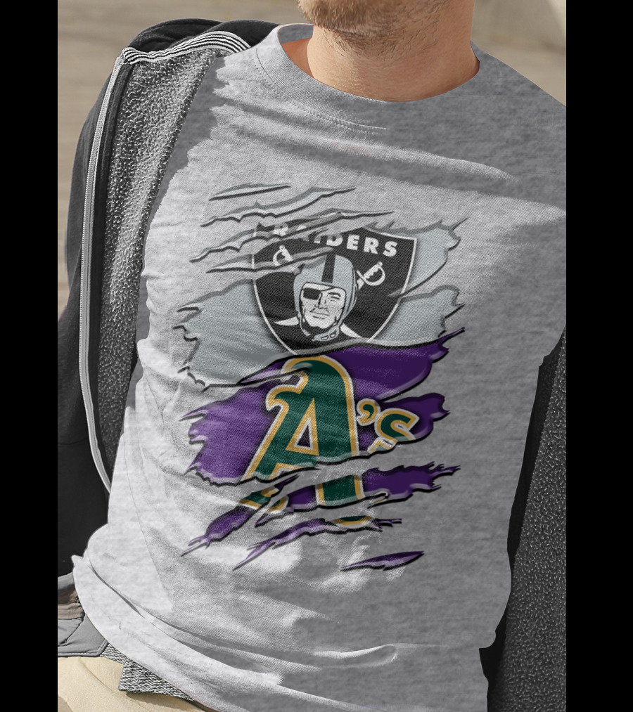 Raiders A's Logo Blend T-Shirt