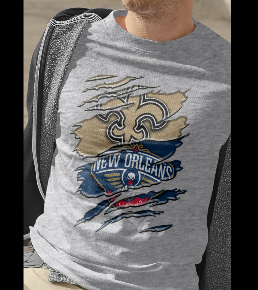 New Orleans Saints Pelicans Rah 108 T-Shirt