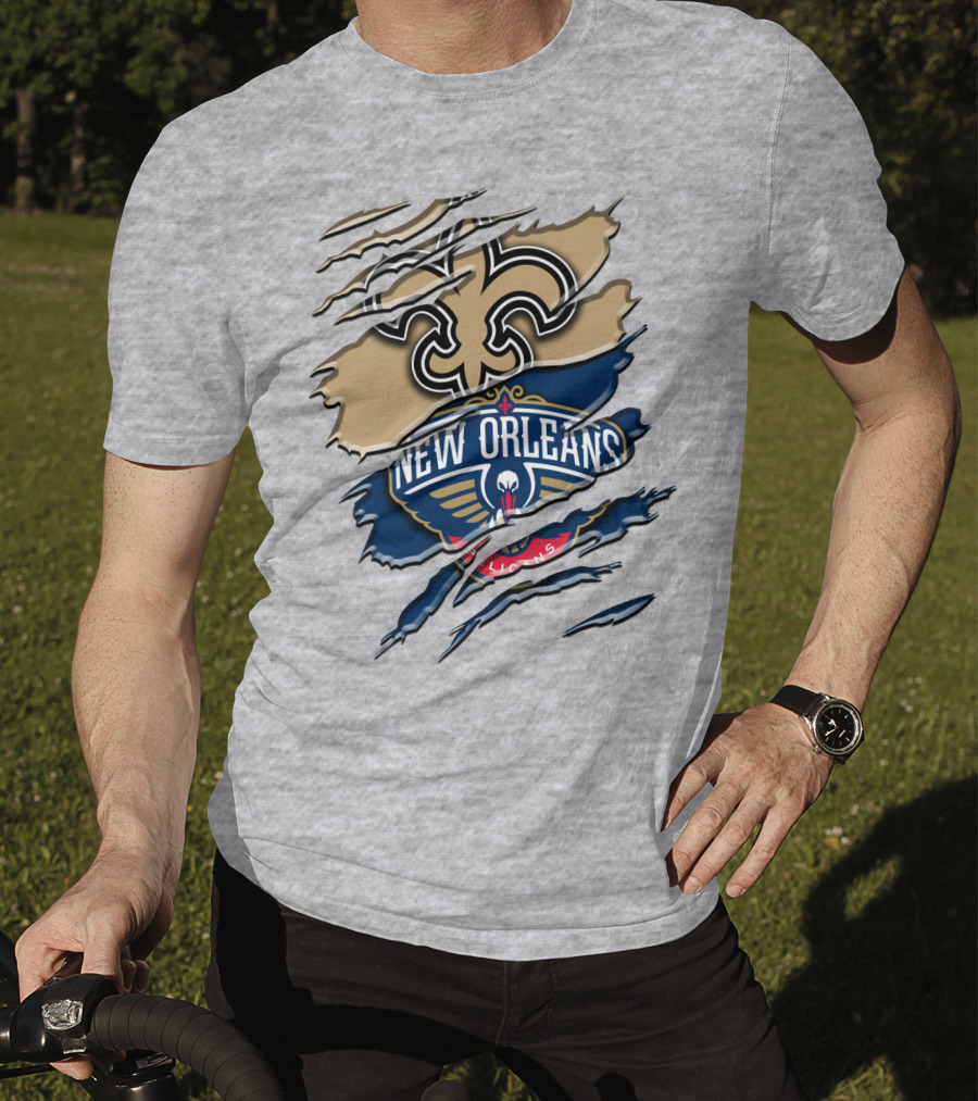 New Orleans Saints Pelicans Rah 108 T-Shirt