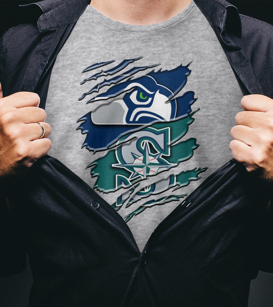 Seattle Seahawks Mariners Rah 109 T-Shirt