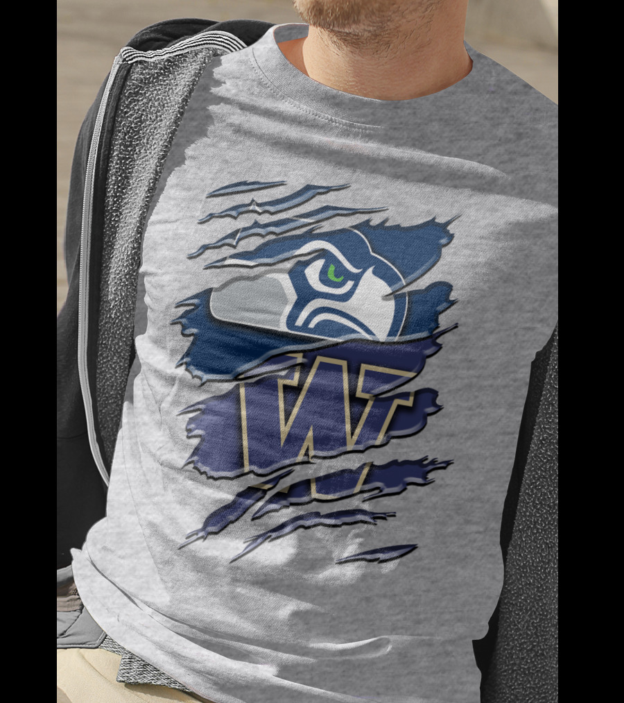 Seattle Seahawks University Of Washington Rah 110 T-Shirt