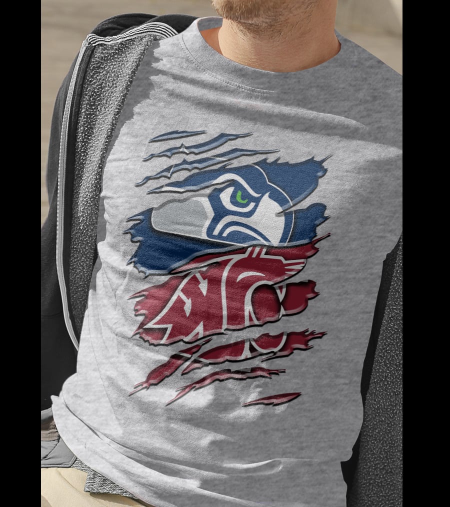 Seahawks Cougars Rah 111 Hybrid T-Shirt
