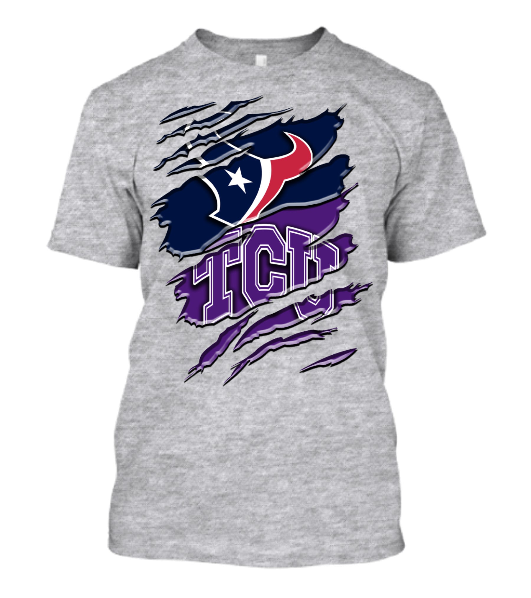 Houston Texans Tcu Horned Frogs Rah 121 T-Shirt