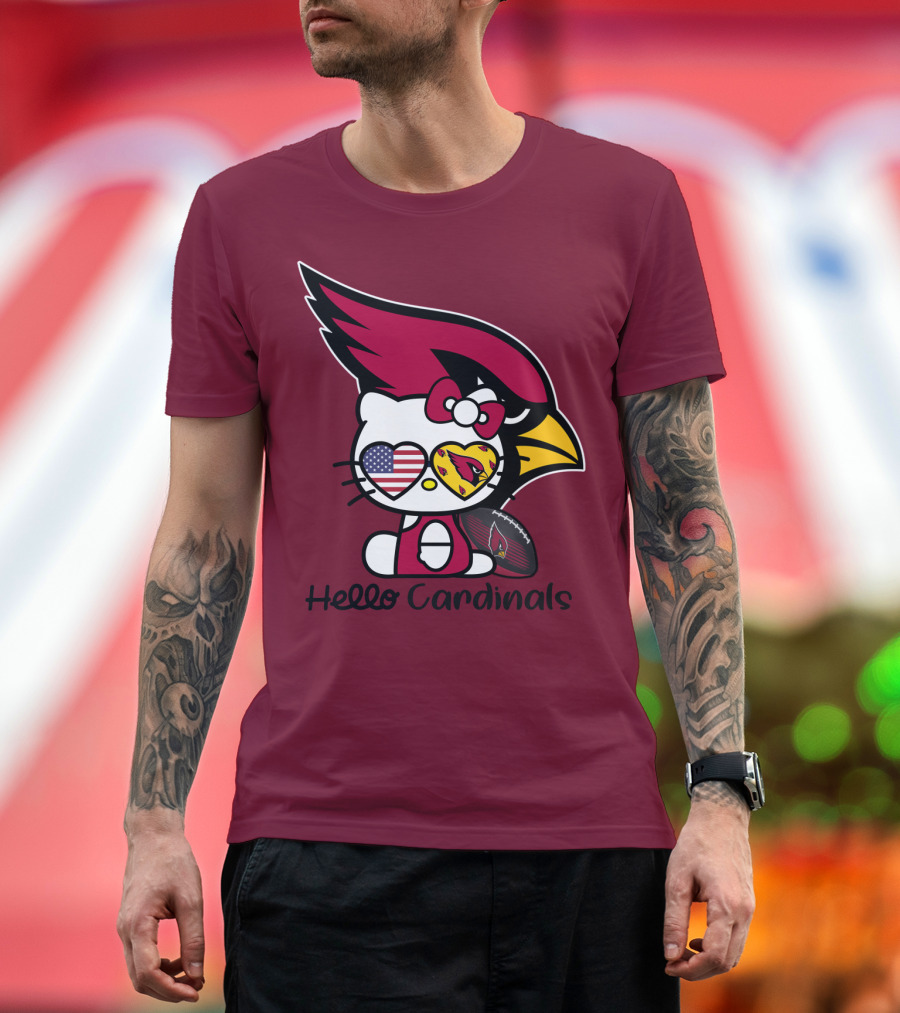 Hello Cardinals Arizona Cardinals T-Shirt