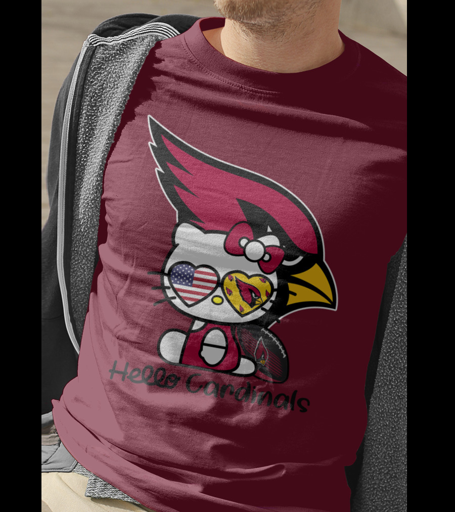 Hello Cardinals Arizona Cardinals T-Shirt