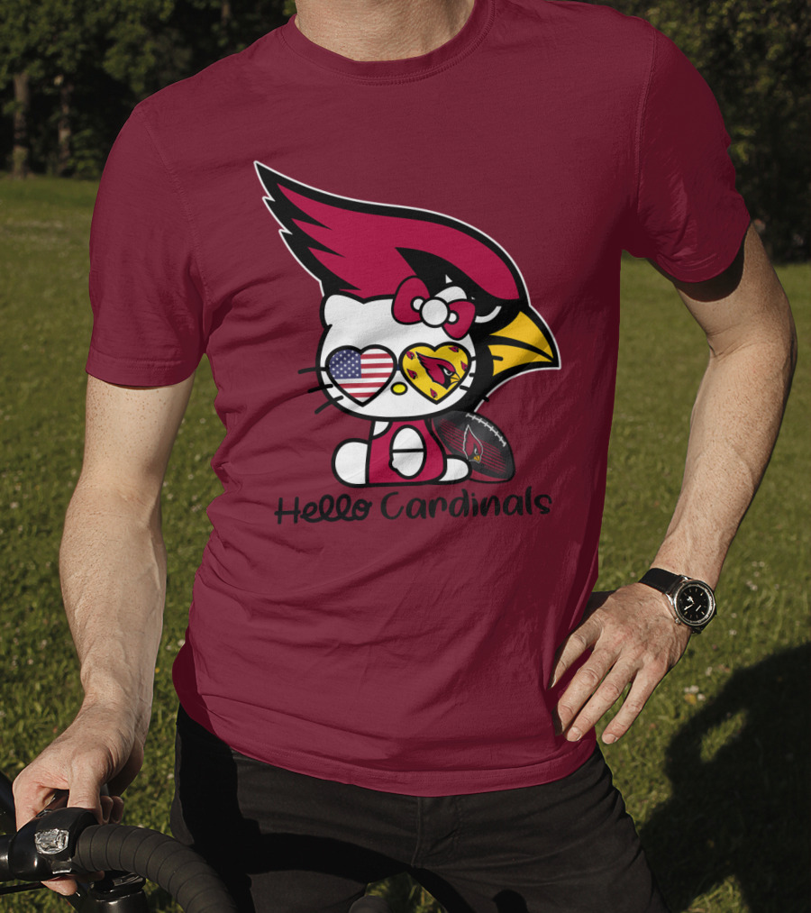 Hello Cardinals Arizona Cardinals T-Shirt