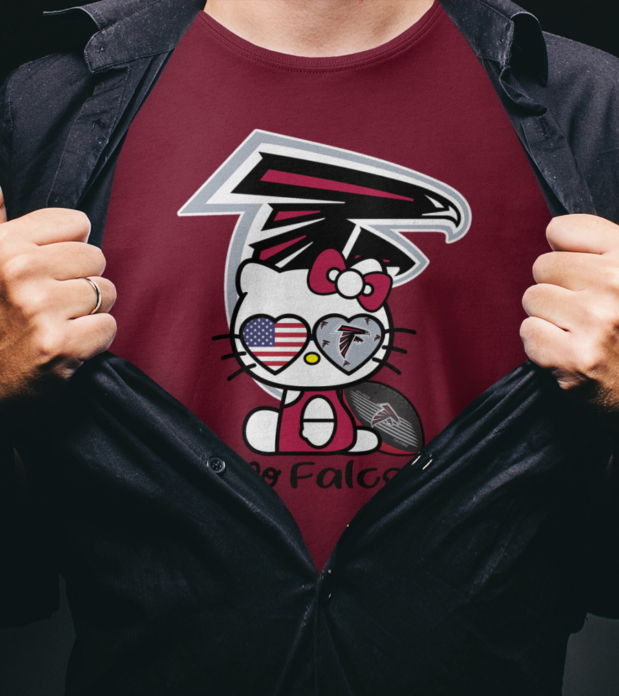 Hello Falcons Atlanta Football Team T-Shirt