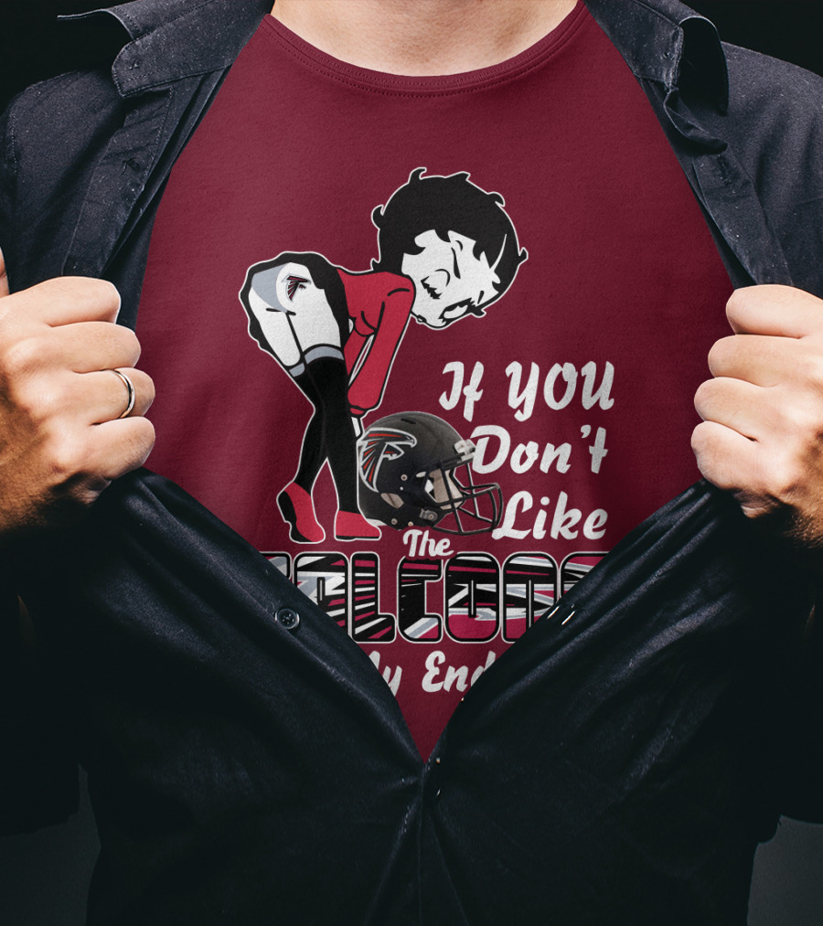 If You Don't Like The Falcons Kiss My Endzone T-Shirt