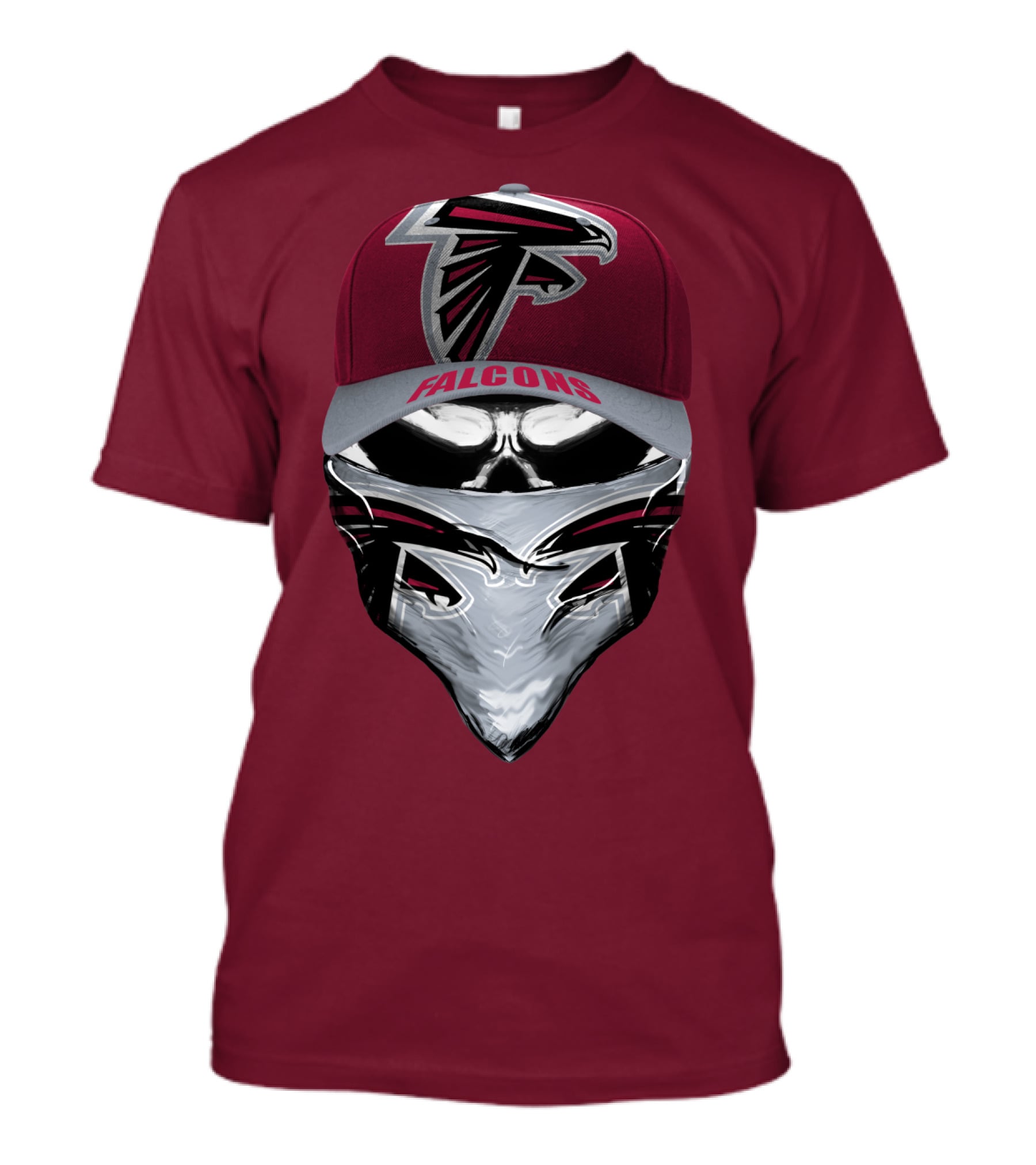 Atlanta Falcons Logo Cap Bandana Combo T-Shirt