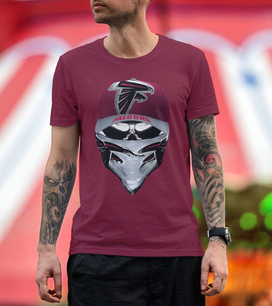 Atlanta Falcons Logo Cap Bandana Combo T-Shirt
