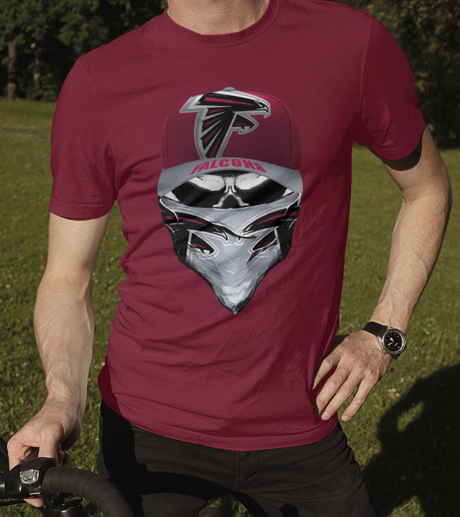 Atlanta Falcons Logo Cap Bandana Combo T-Shirt