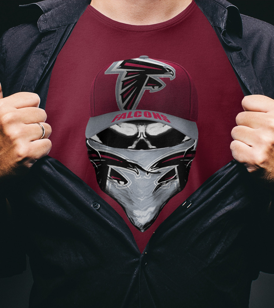 Atlanta Falcons Logo Cap Bandana Combo T-Shirt