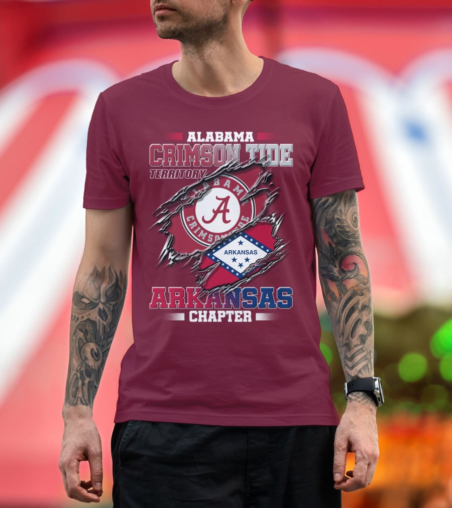 Alabama Crimson Tide Territory Arkansas Chapter T-Shirt