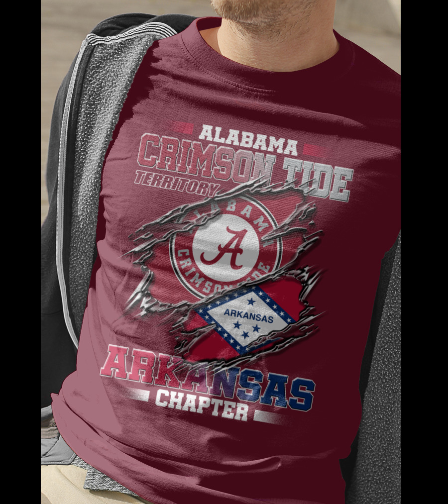Alabama Crimson Tide Territory Arkansas Chapter T-Shirt