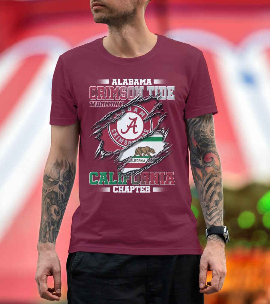 Alabama Crimson Tide Territory California Chapter T-Shirt
