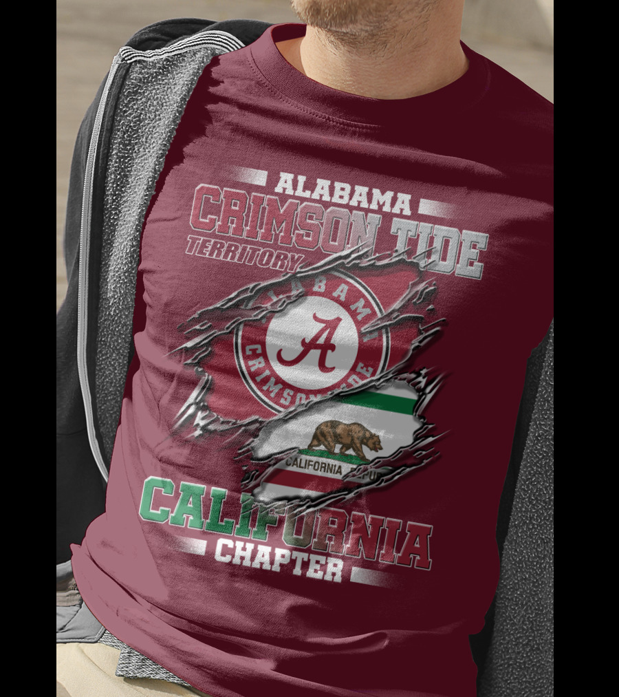 Alabama Crimson Tide Territory California Chapter T-Shirt