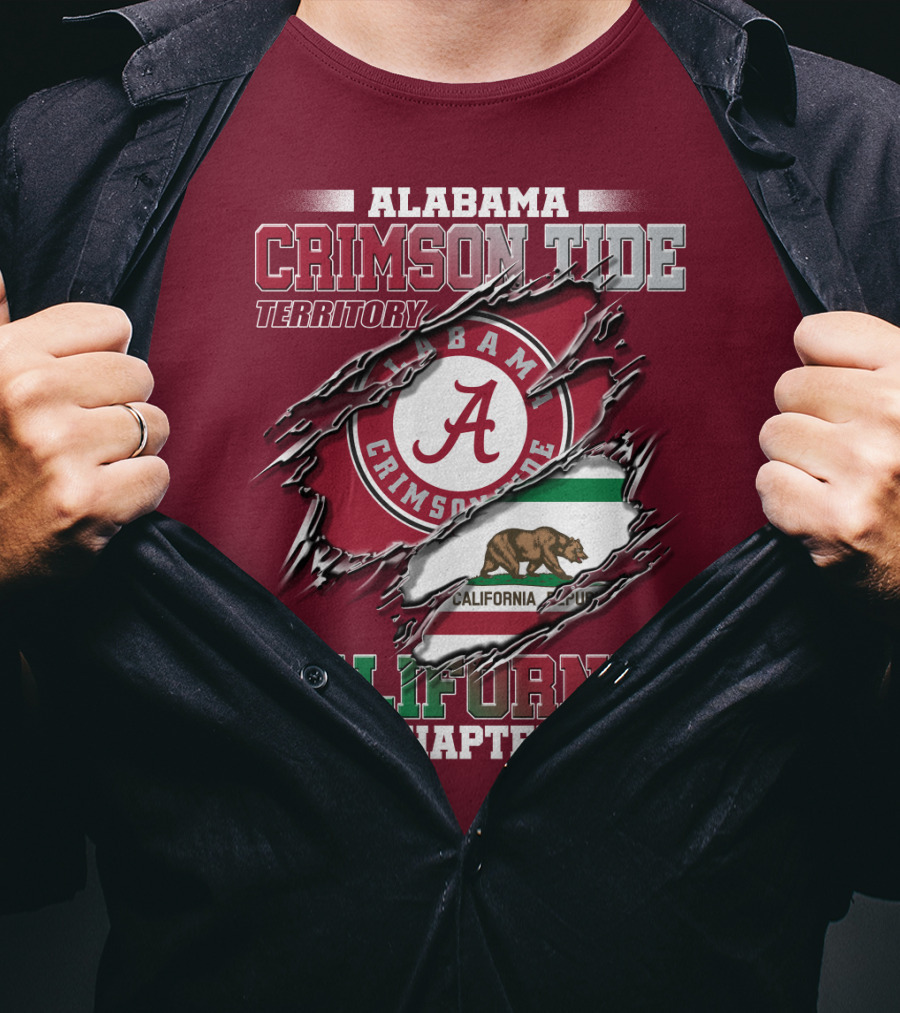 Alabama Crimson Tide Territory California Chapter T-Shirt