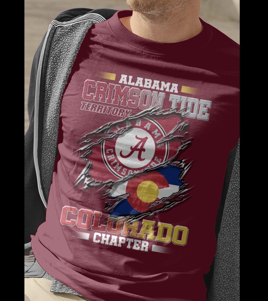 Alabama Crimson Tide Territory Colorado Chapter T-Shirt