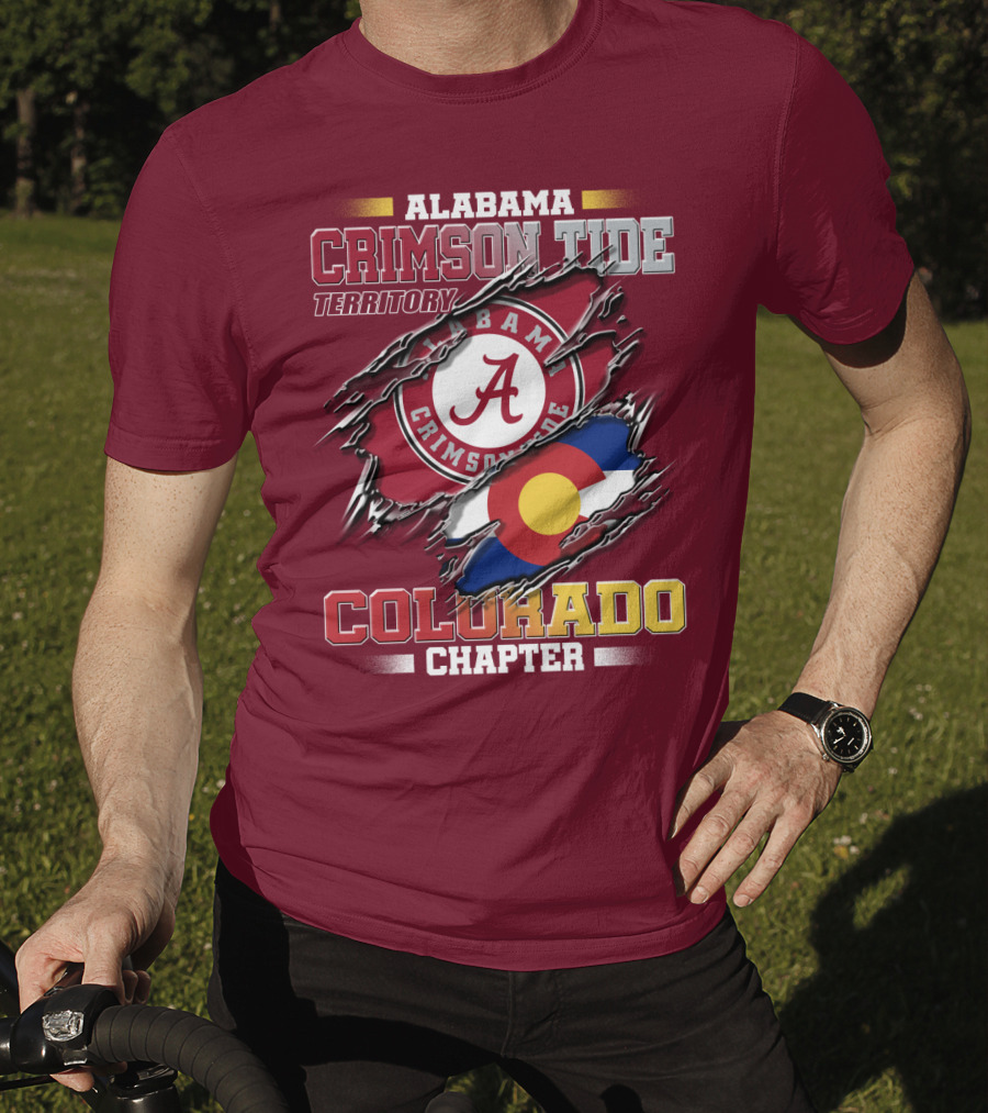 Alabama Crimson Tide Territory Colorado Chapter T-Shirt