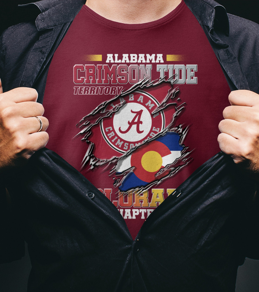 Alabama Crimson Tide Territory Colorado Chapter T-Shirt