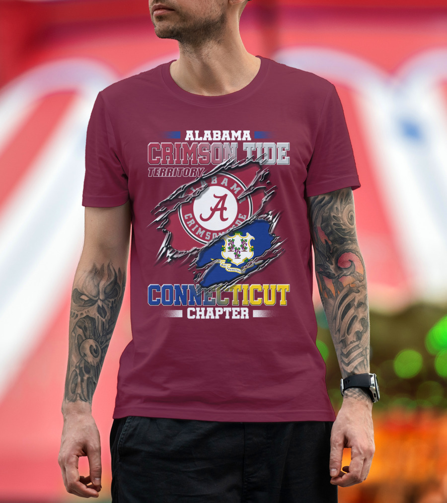 Alabama Crimson Tide Territory Connecticut Chapter T-Shirt