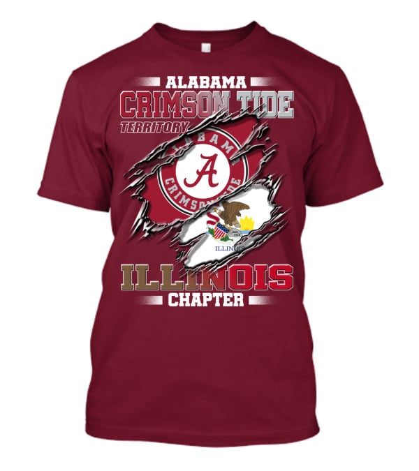 Alabama Crimson Tide Territory Illinois Chapter T-Shirt