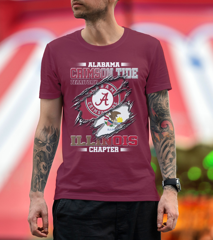 Alabama Crimson Tide Territory Illinois Chapter T-Shirt