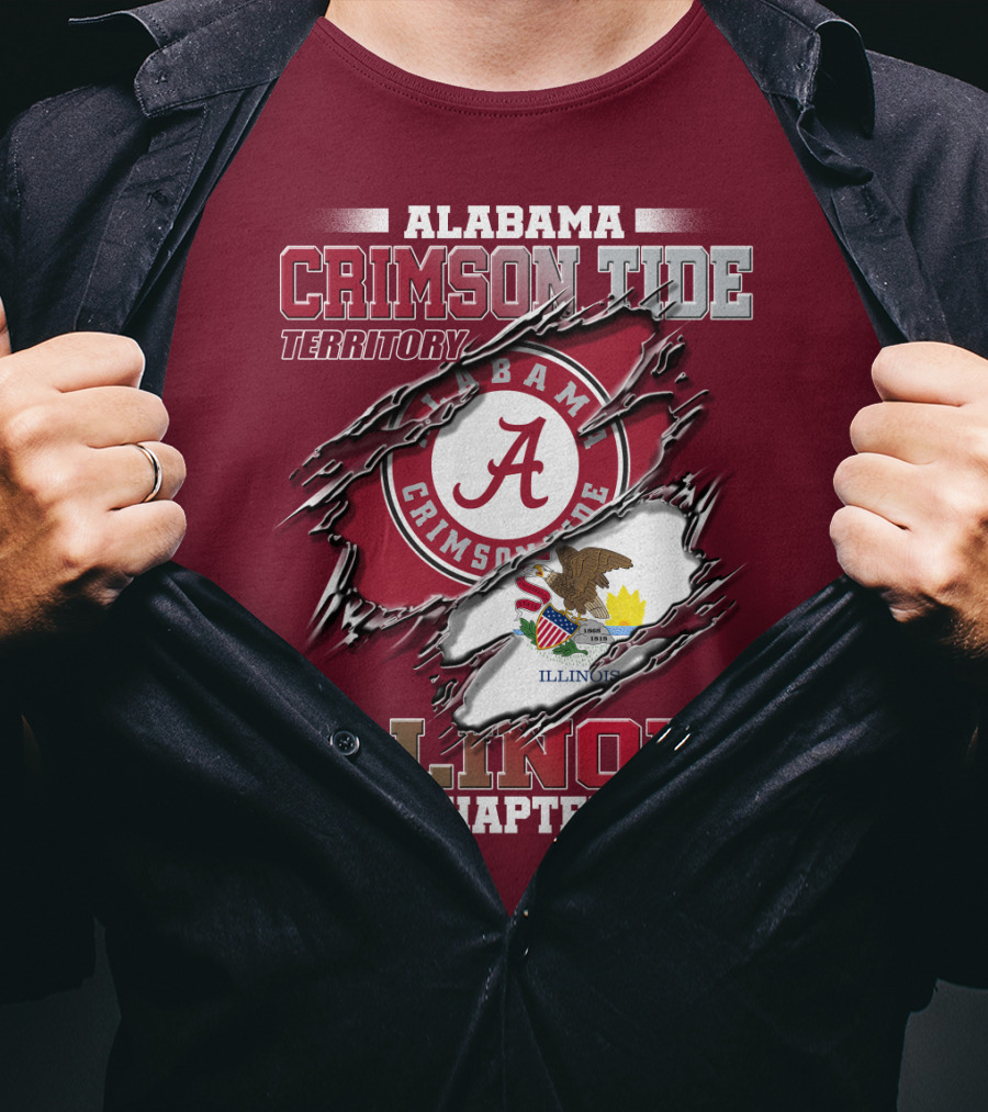 Alabama Crimson Tide Territory Illinois Chapter T-Shirt