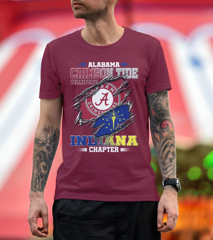 Alabama Crimson Tide Territory Indiana Chapter T-Shirt