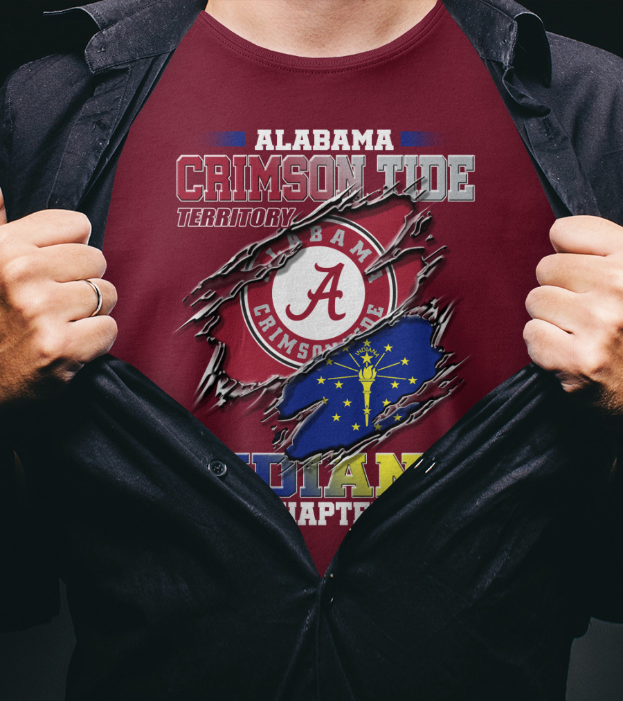 Alabama Crimson Tide Territory Indiana Chapter T-Shirt