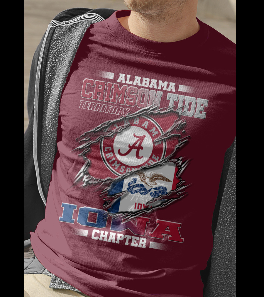 Alabama Crimson Tide Territory Iowa Chapter T-Shirt