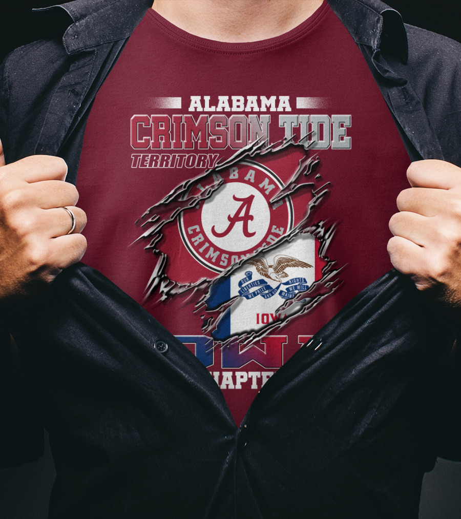 Alabama Crimson Tide Territory Iowa Chapter T-Shirt
