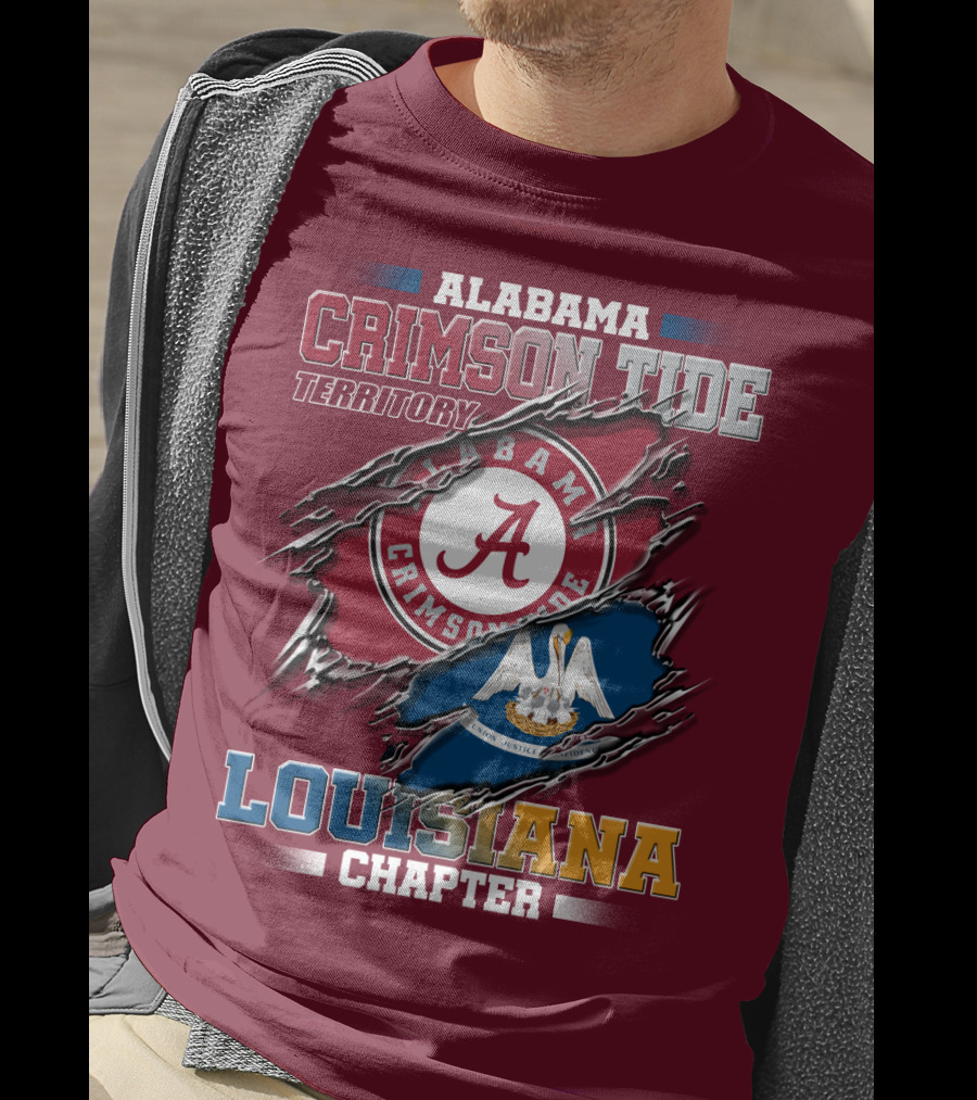 Alabama Crimson Tide Territory Louisiana Chapter T-Shirt