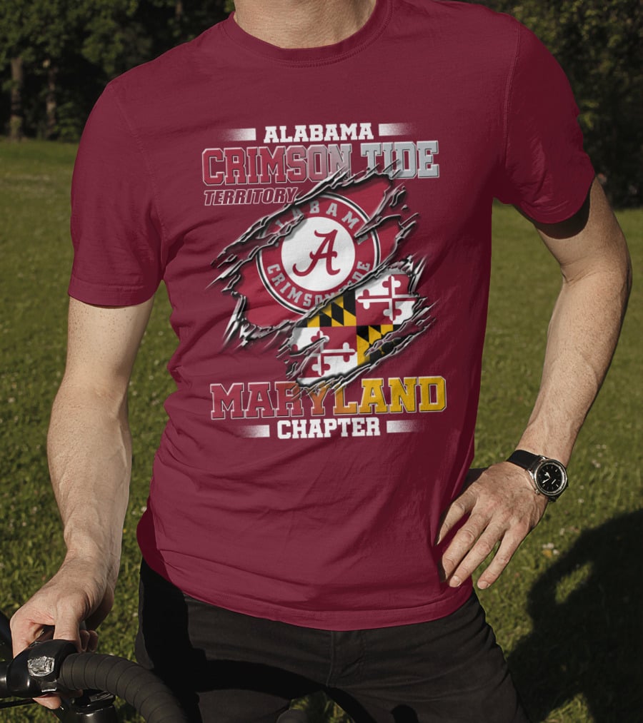 Alabama Crimson Tide Territory Maryland Chapter T-Shirt