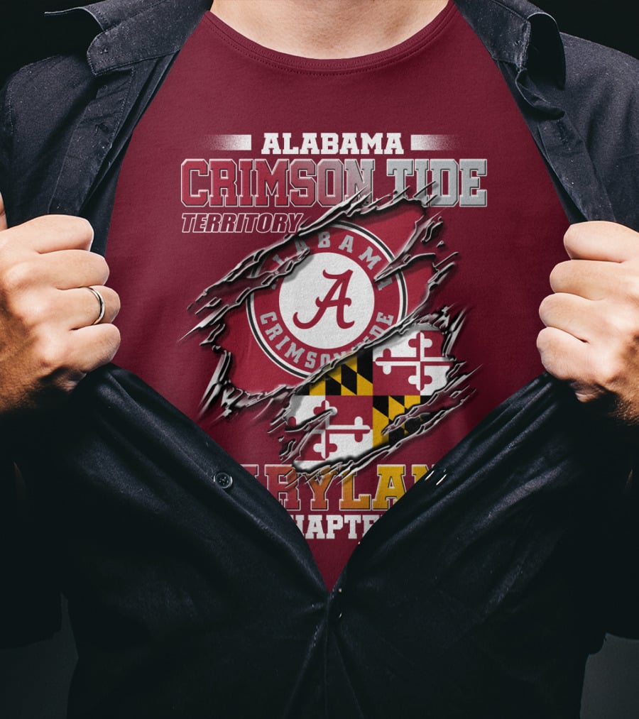 Alabama Crimson Tide Territory Maryland Chapter T-Shirt