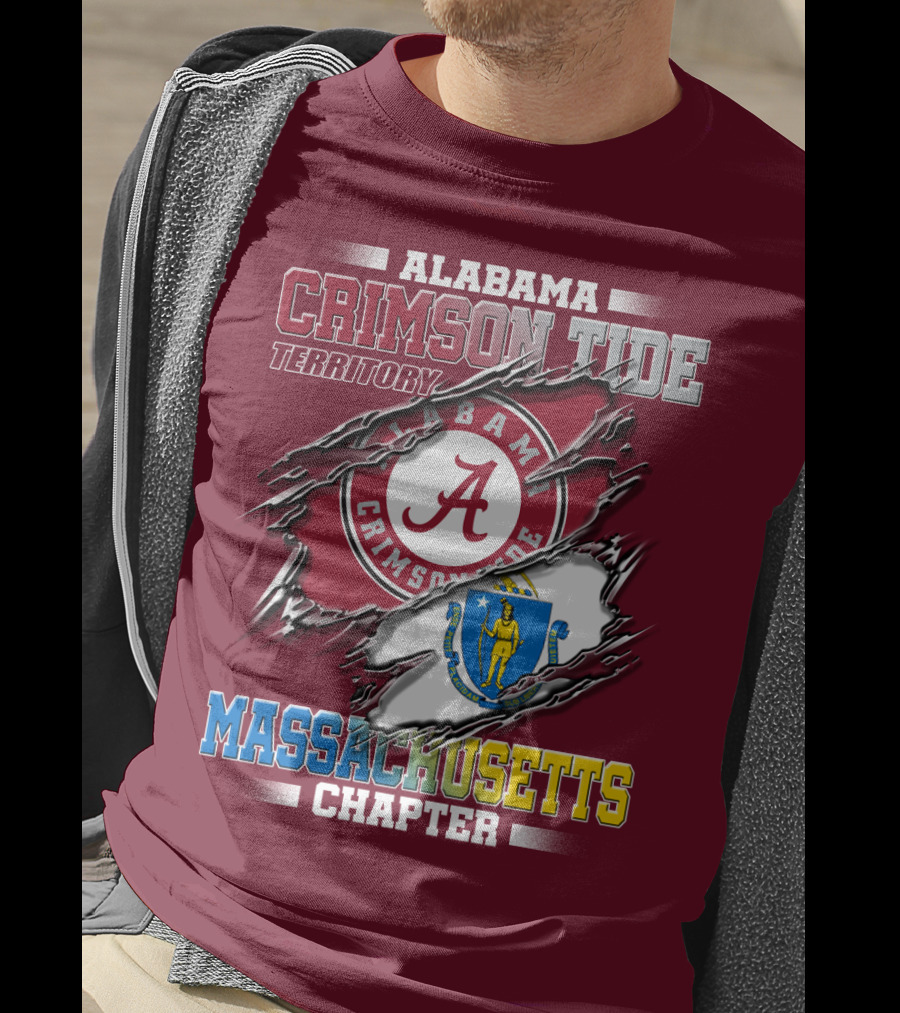 Alabama Crimson Tide Territory Massachusetts Chapter T-Shirt