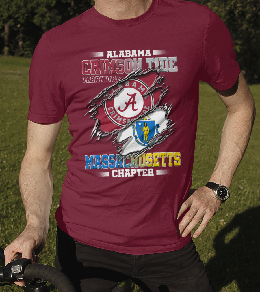 Alabama Crimson Tide Territory Massachusetts Chapter T-Shirt