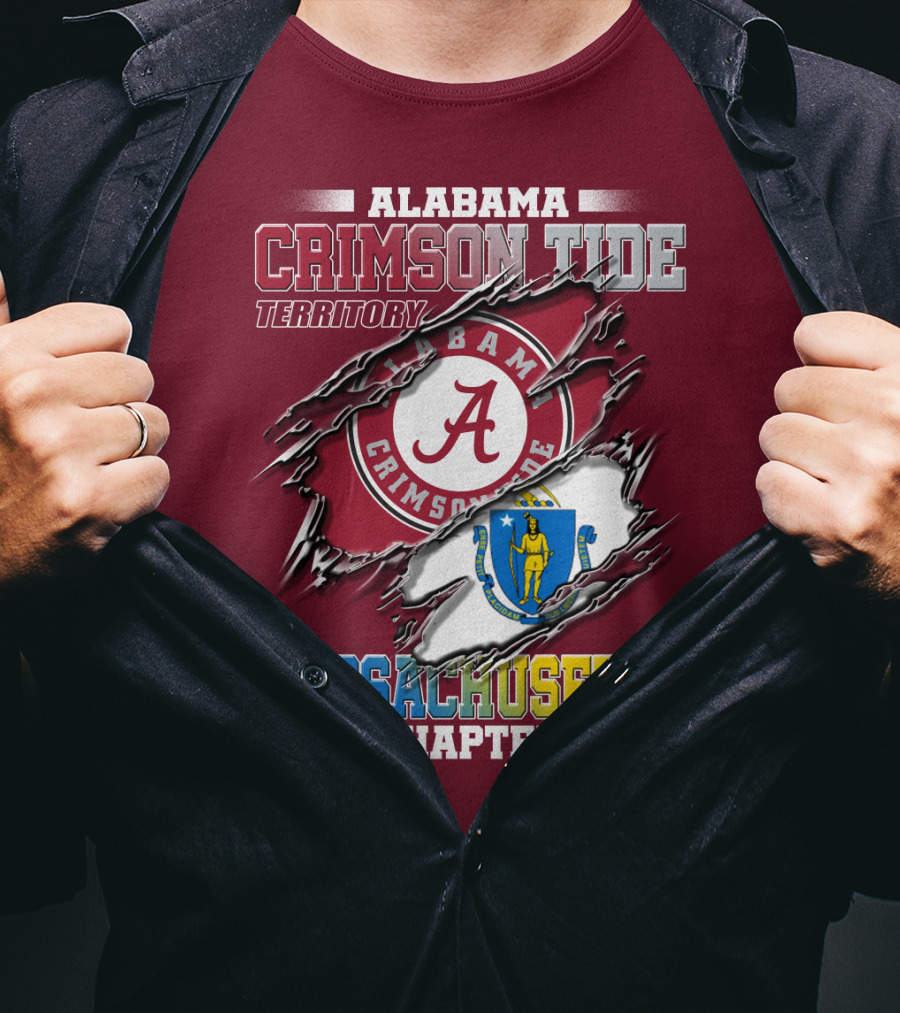 Alabama Crimson Tide Territory Massachusetts Chapter T-Shirt
