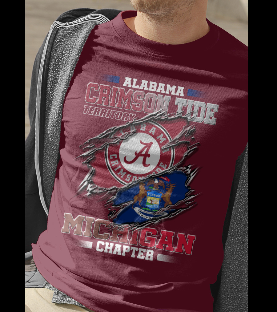 Alabama Crimson Tide Territory Michigan Chapter T-Shirt