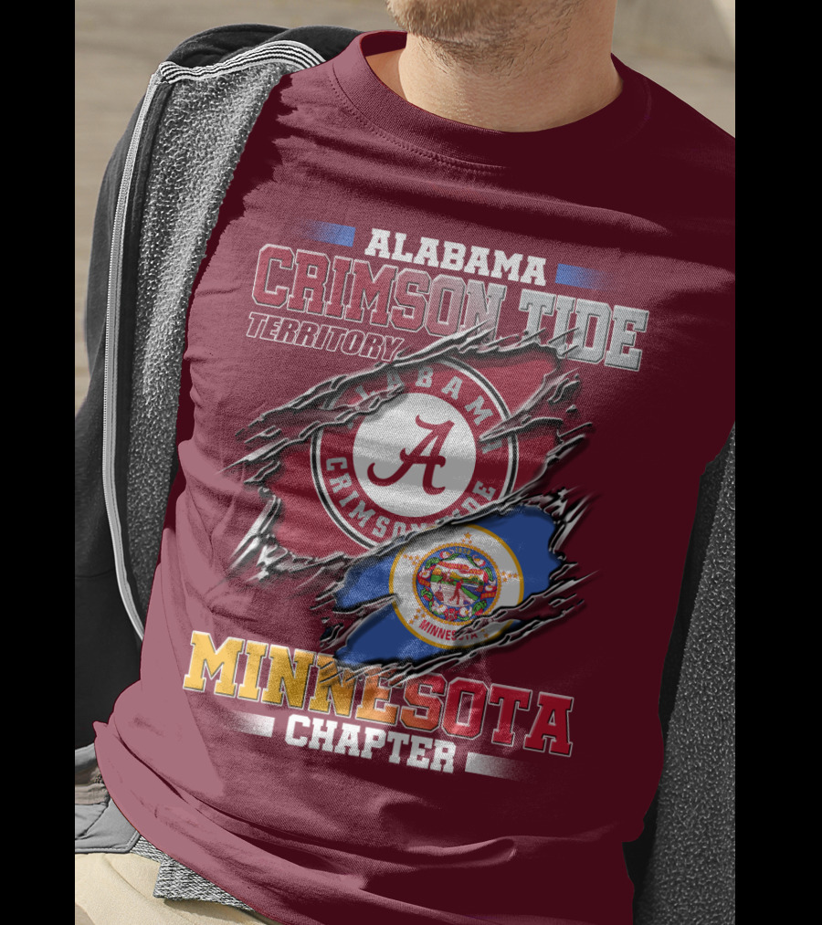 Alabama Crimson Tide Territory Minnesota Chapter T-Shirt