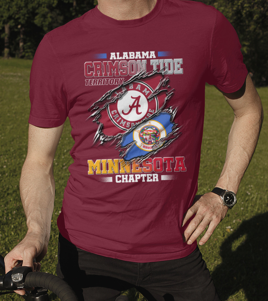 Alabama Crimson Tide Territory Minnesota Chapter T-Shirt