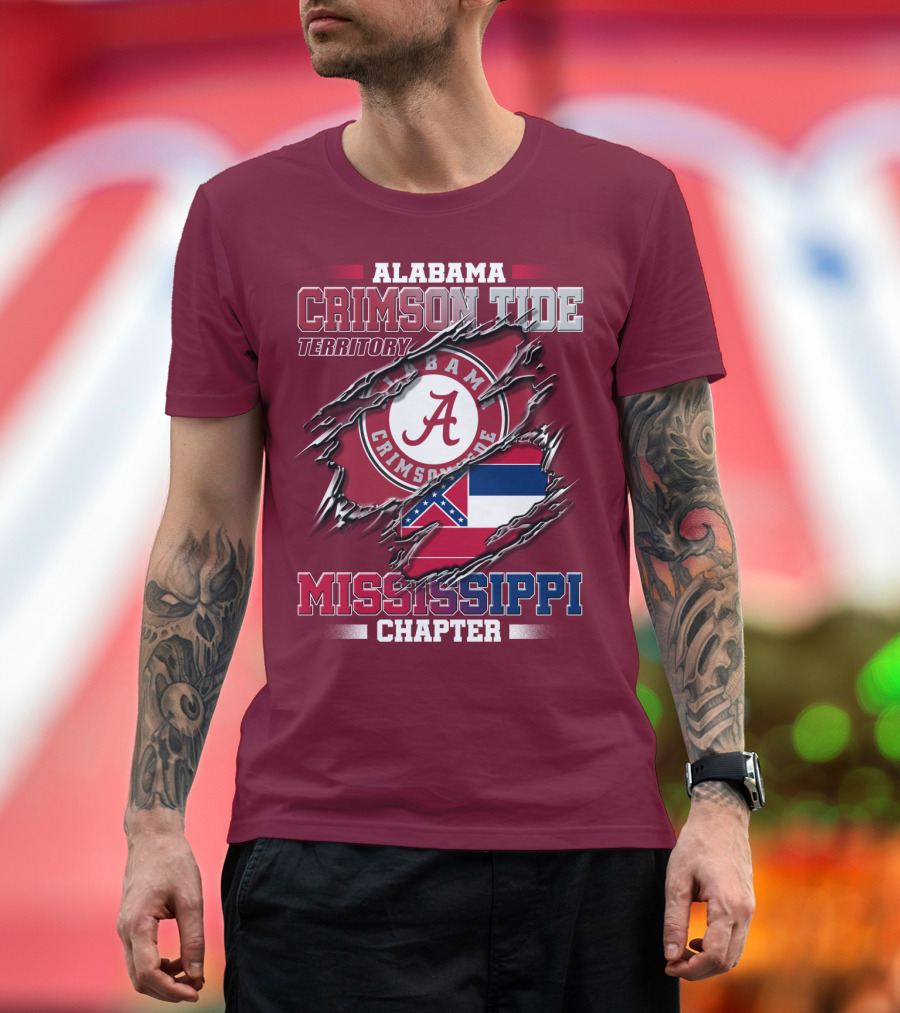 Alabama Crimson Tide Territory Mississippi Chapter T-Shirt
