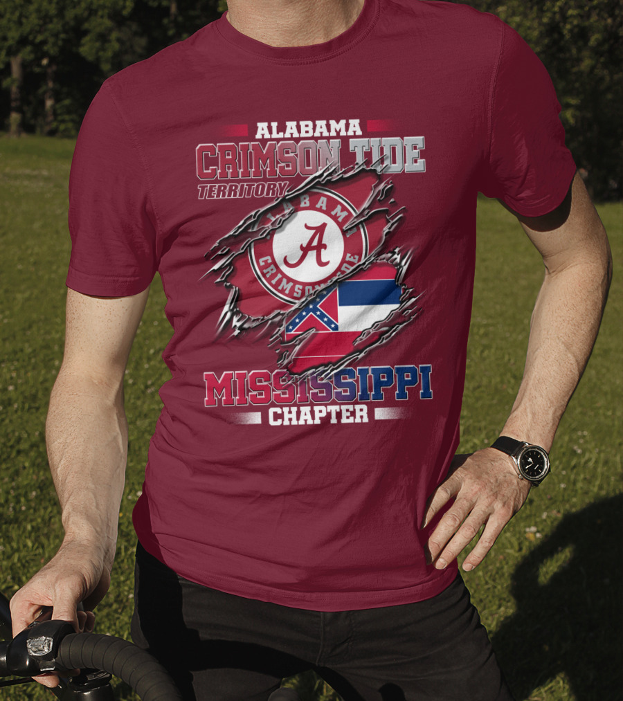 Alabama Crimson Tide Territory Mississippi Chapter T-Shirt