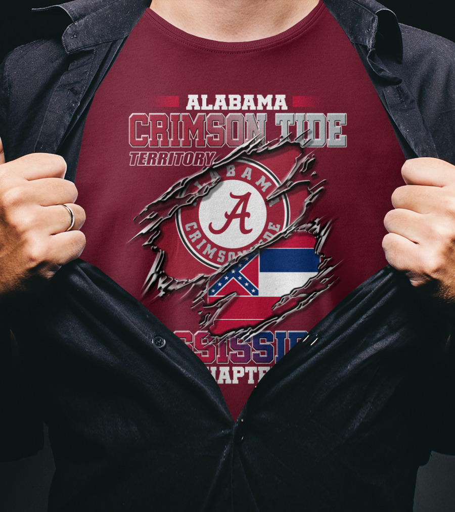 Alabama Crimson Tide Territory Mississippi Chapter T-Shirt