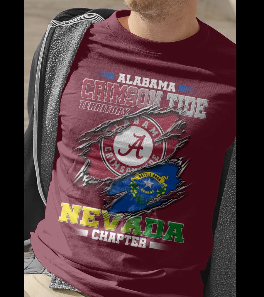 Alabama Crimson Tide Territory Nevada Chapter T-Shirt