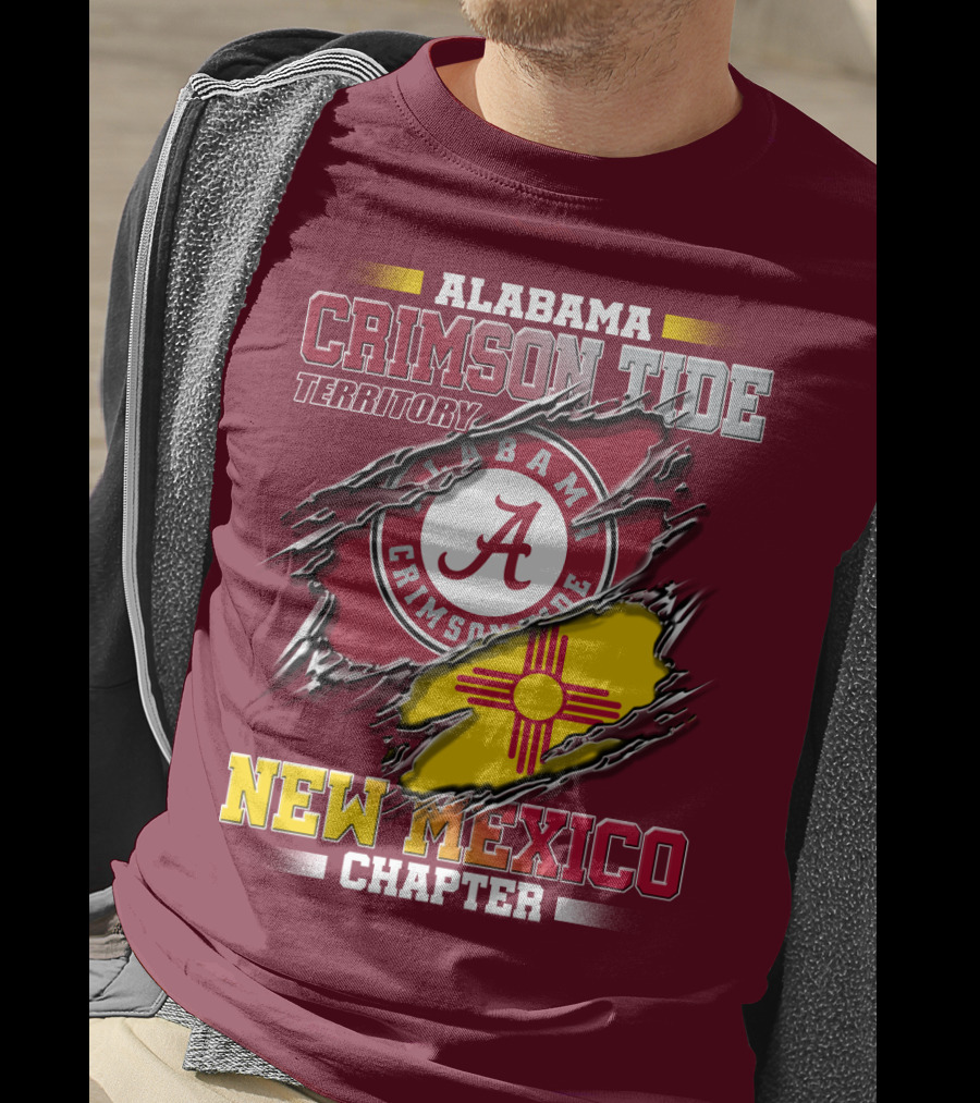 Alabama Crimson Tide Territory New Mexico Chapter T-Shirt