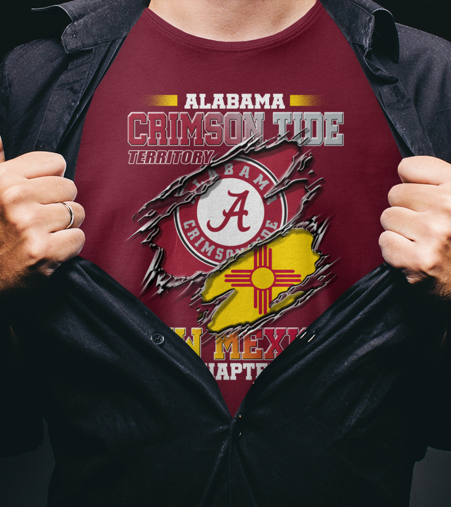 Alabama Crimson Tide Territory New Mexico Chapter T-Shirt